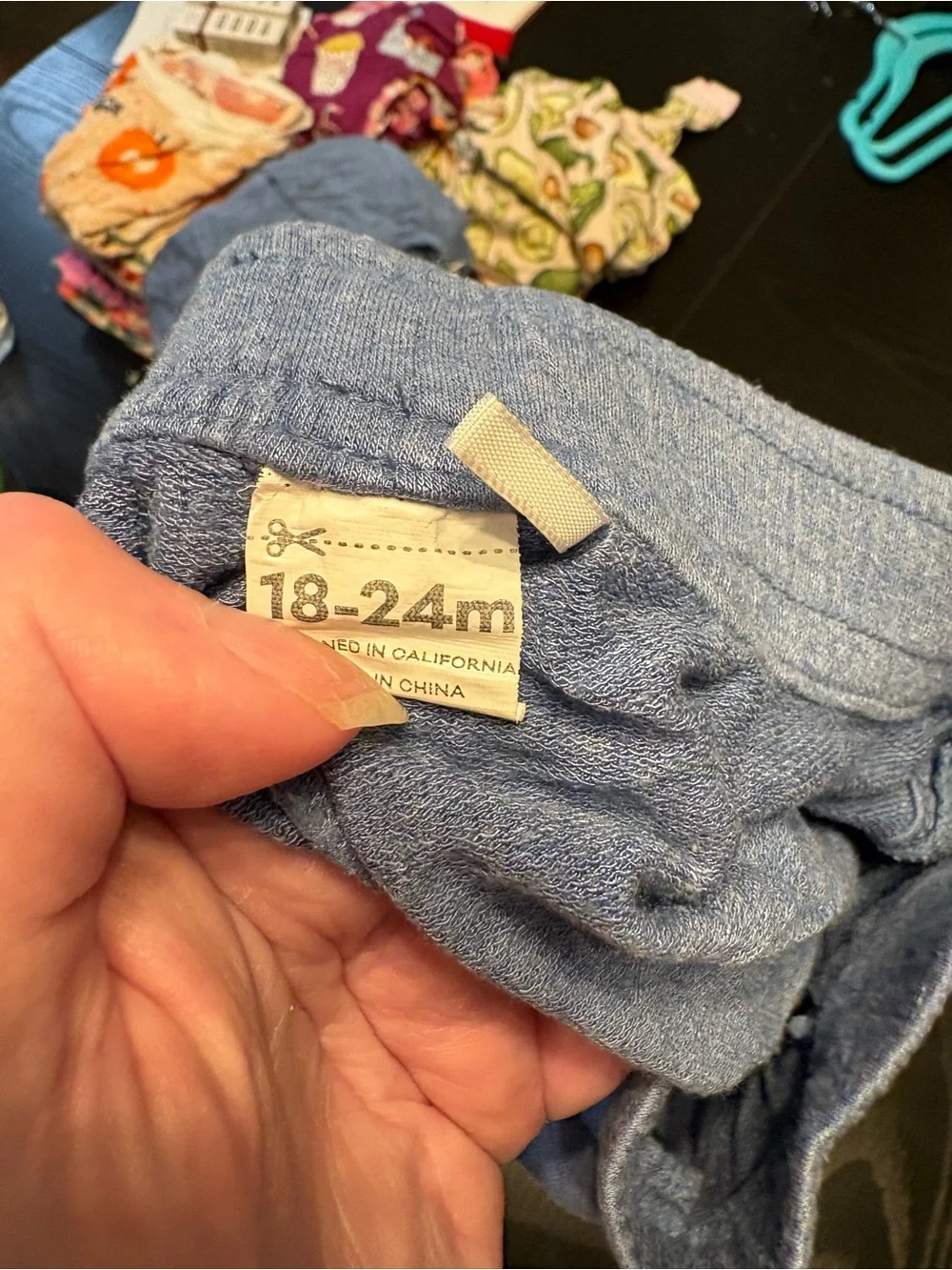 Little Sleepies Heather Light Blue Girls' Cozy Knit Shorts
